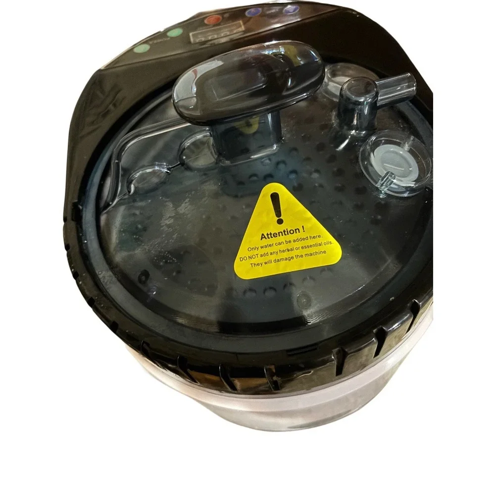 Portable Sauna Steamer 4.0L 1600W Digital Control Home Spa White‎ Black